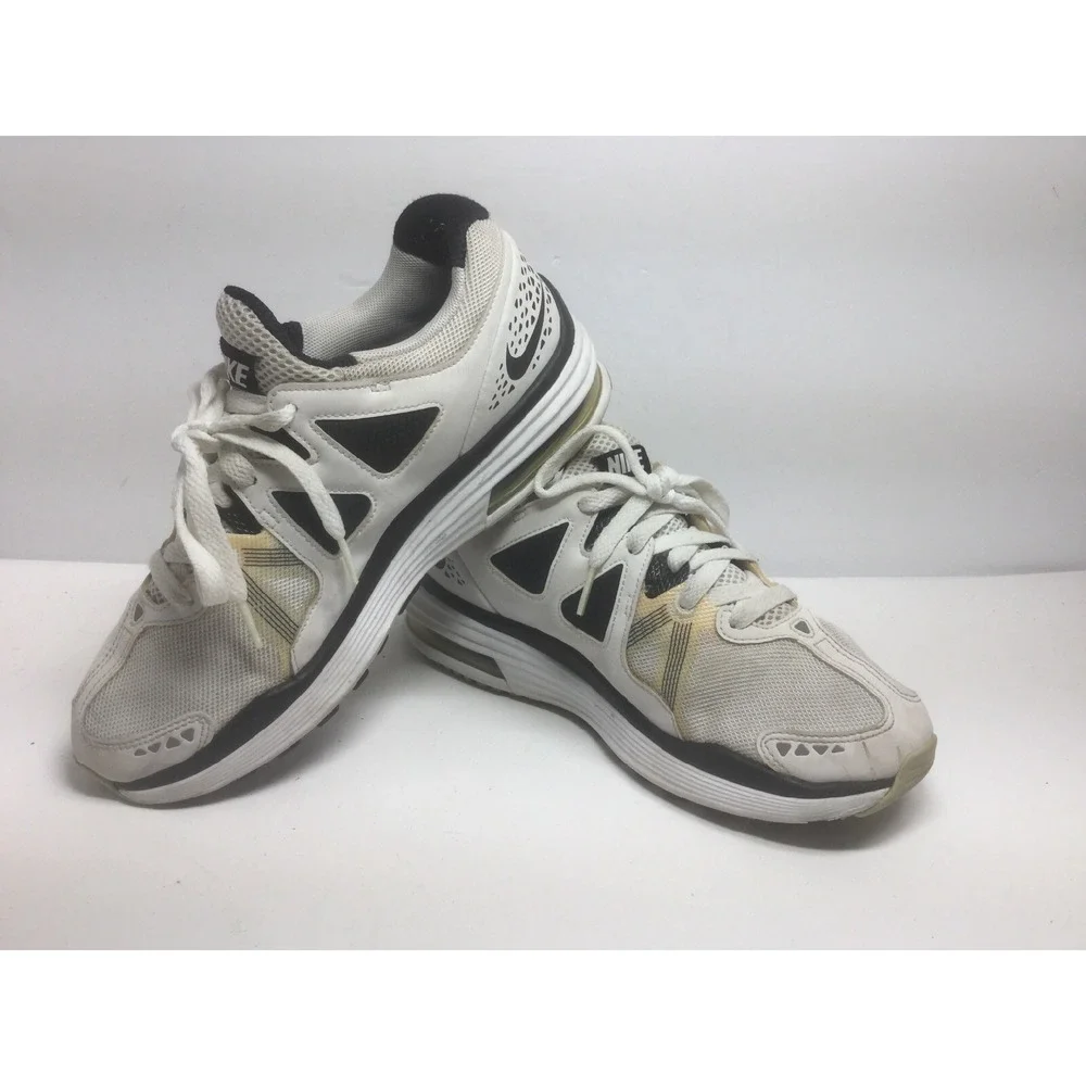 Nike‎ LunarMX+ Flywire Running Athletic Shoes 415323-100 Womens Sneakers Size 8M